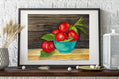 Red Apple Still Life Watercolor Prints, and Cards