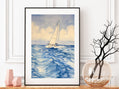 Blue Wave Dance Prints and Cards