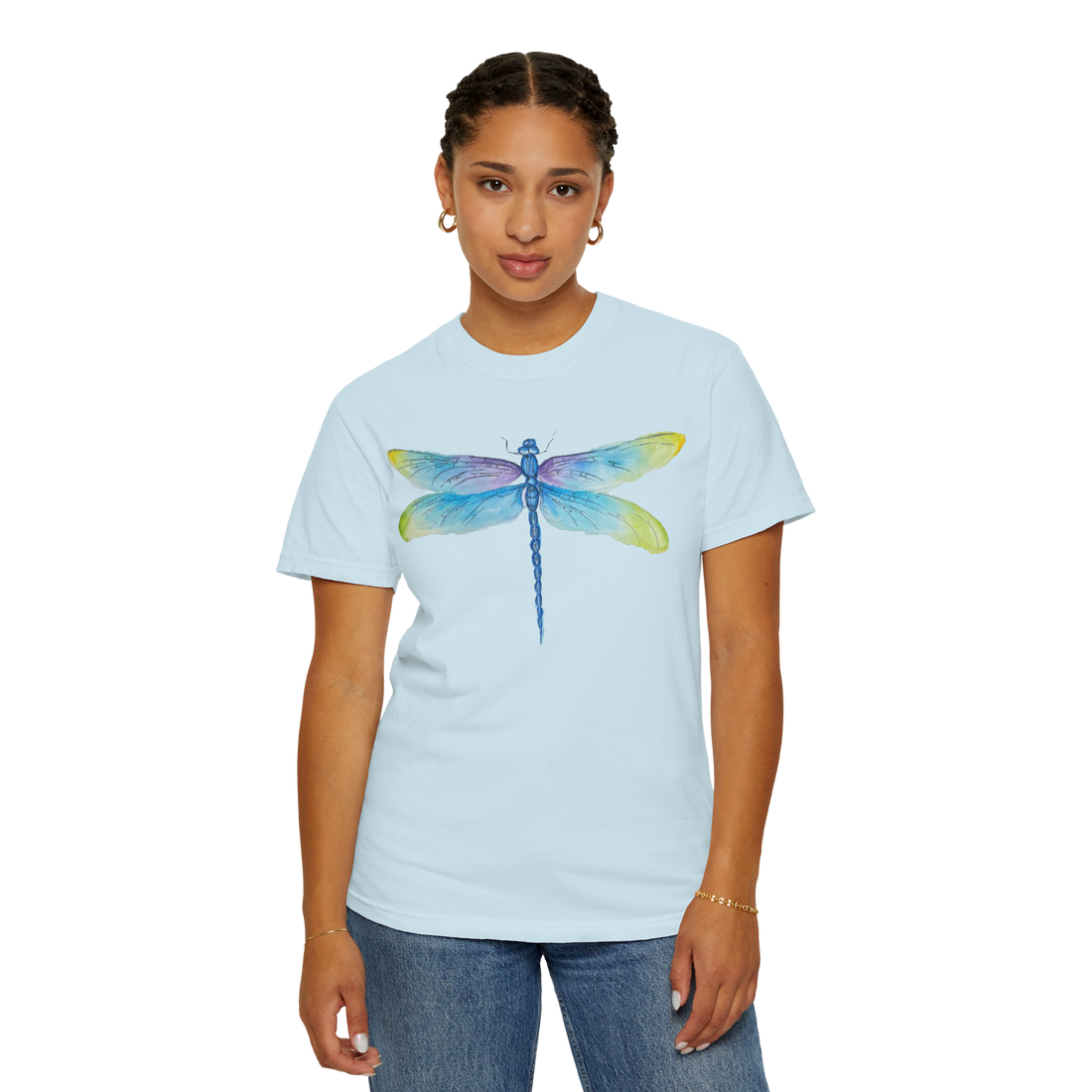 Vibrant Dragonfly Unisex T-Shirt, Nature Lover Gift, Summer Fashion, Eco-Friendly T, Outdoor Adventure Wear, Cute Insect Shirt