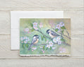 Chickadees and Cherry Blossoms Prints, and Cards