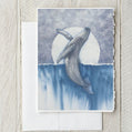 Whale Moon Prints, and Cards