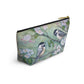 Chickadees and Cherryblossoms Accessory Pouch w T-bottom