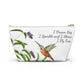 Hummingbird Accessory Pouch w T-bottom