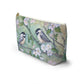 Chickadees and Cherryblossoms Accessory Pouch w T-bottom