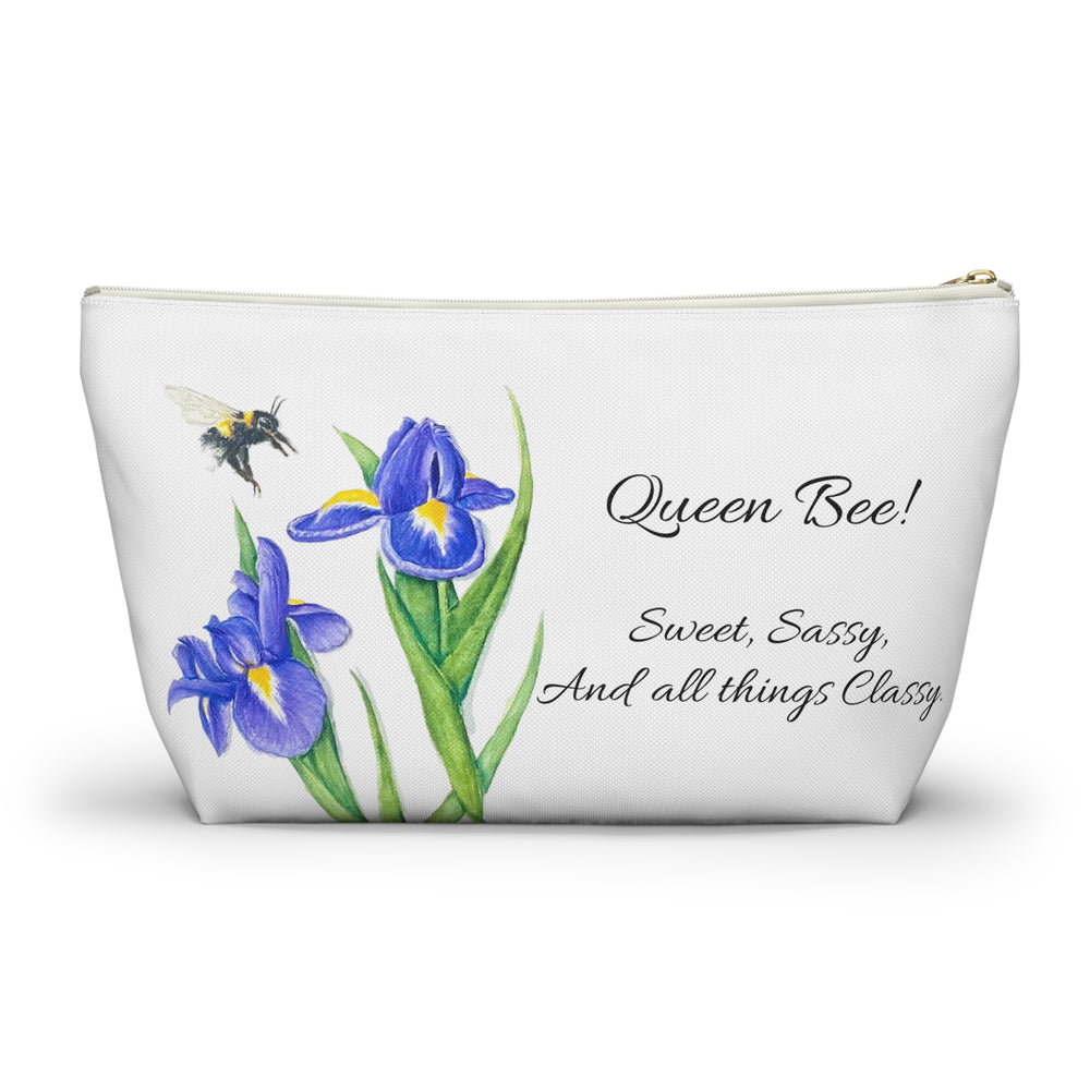 Queen Bee Accessory Pouch w T-bottom