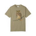 Great Horned Owl  T-Shirt, Unique Animal Tee,  Eco-Friendly Apparel, Casual Summer Outfit, Wildlife Conservation Wear