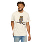Mosaic Owl T-shirt | Hand-drawn Night Owl on Branch