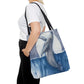 Whale Moon Tote Bag (AOP)