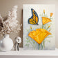 Brilliant California Monarch Butterfly and California Poppy  Prints and Cards