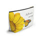 Monarch and Sunflower Accessory Pouch w T-bottom