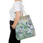 Chickadees and Cherry Blossoms Tote Bag (AOP)