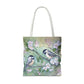 Chickadees and Cherry Blossoms Tote Bag (AOP)