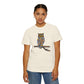 Mosaic Owl T-shirt | Hand-drawn Night Owl on Branch