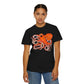 Red Octopus Illustration T-shirt | Marine Sea Creature Graphic Tee