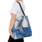 Whale Moon Tote Bag (AOP)