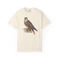 Mosaic Falcon T-shirt | Hand-Painted Bird Illustration, Wildlife Tee