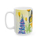 Monarch and Poppy Ceramic Mug, (11oz, 15oz)