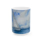 Blue Sails Ceramic Mug, (11oz, 15oz)