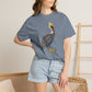 Brown Pelican Illustration T-Shirt | Coastal Bird Art