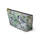 Chickadees and Cherryblossoms Accessory Pouch w T-bottom