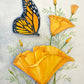 Brilliant California Monarch Butterfly and California Poppy Watercolor Painting