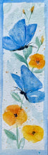 Load image into Gallery viewer, Set of 2 Blue Butterfly Hand Painted Bookmark
