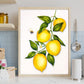 Lemons and Bee – A Lively Still Life:  8x10 Watercolor Painting