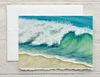 Summer Beach Wave 8x10 Watercolor Painting, Prints, and Cards