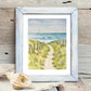 Beach Escape Watercolor Painting