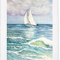 Sailboat Tea towel