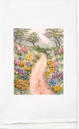 Garden Path Tea towel