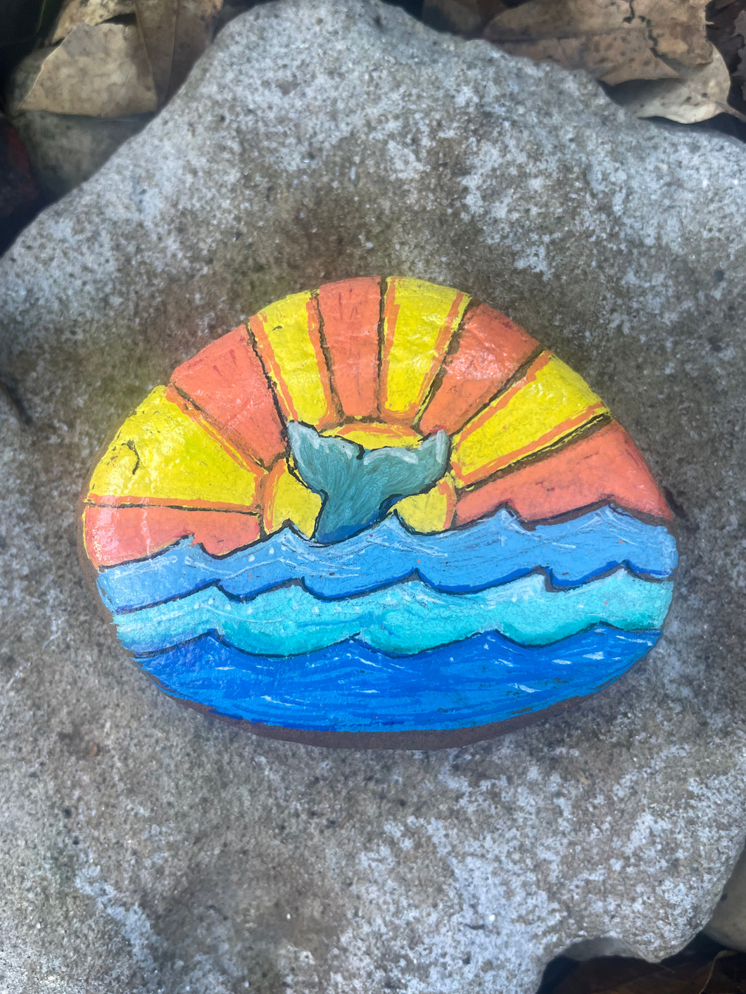Whale Tale Sunset Rock