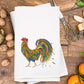 Rooster Tea Towel