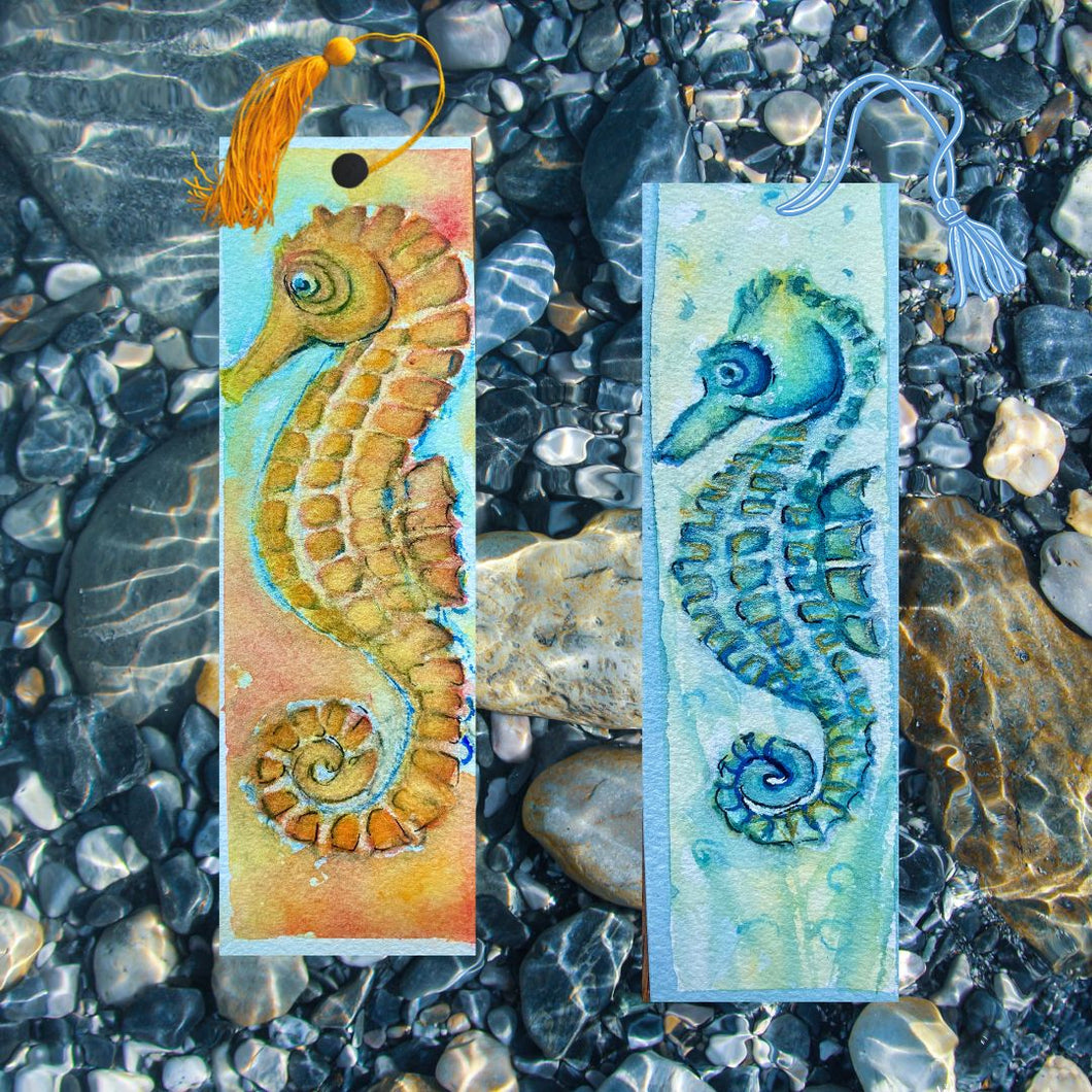 Set of 2 Sea Horse Bookmarks