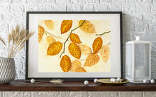 Load image into Gallery viewer, Fall Leaves Watercolor Paintings, Prints, and Cards
