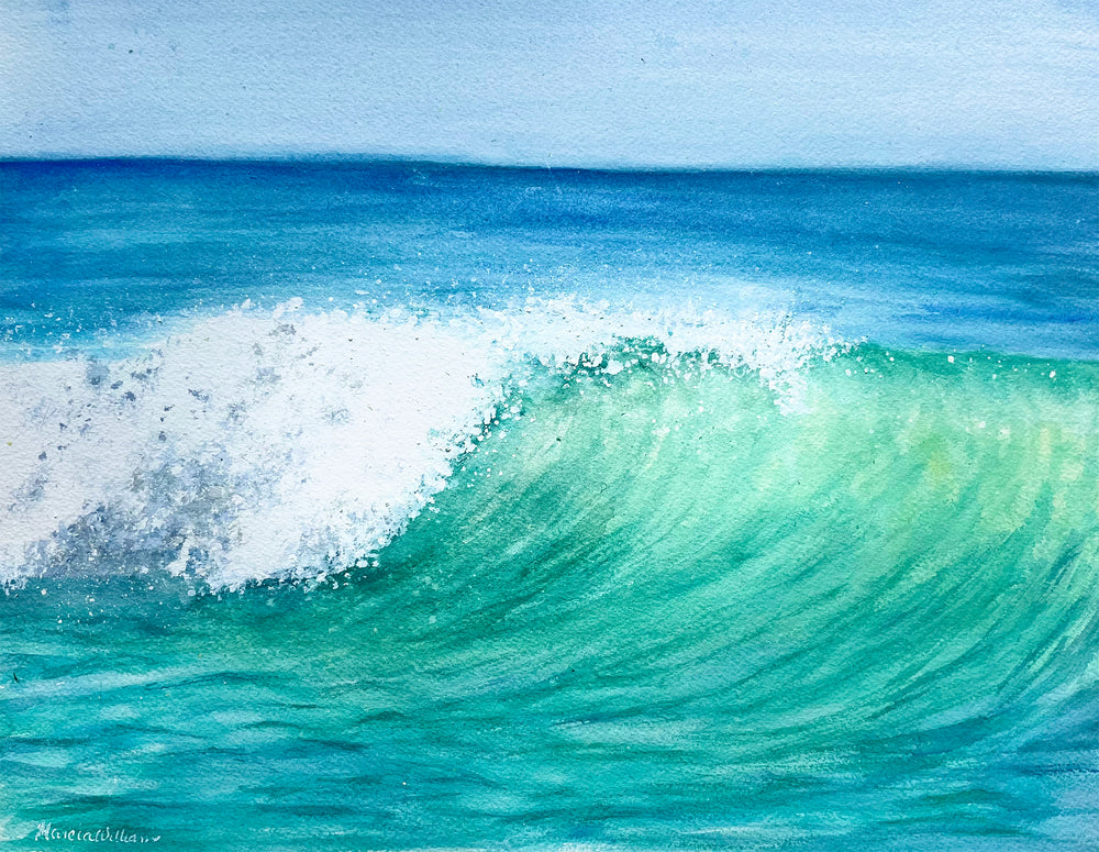 Beach Waves Prints and Cards