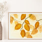 Fall Leaves Watercolor Paintings, Prints, and Cards