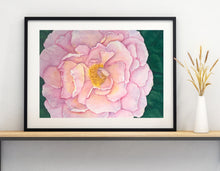 Load image into Gallery viewer, Pink Rose 11x14 Watercolor Painting

