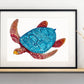 Embossed Sea Turtle Prints and Cards